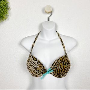 Victoria’s Secret Cheetah Print Bow Detail Bikini
